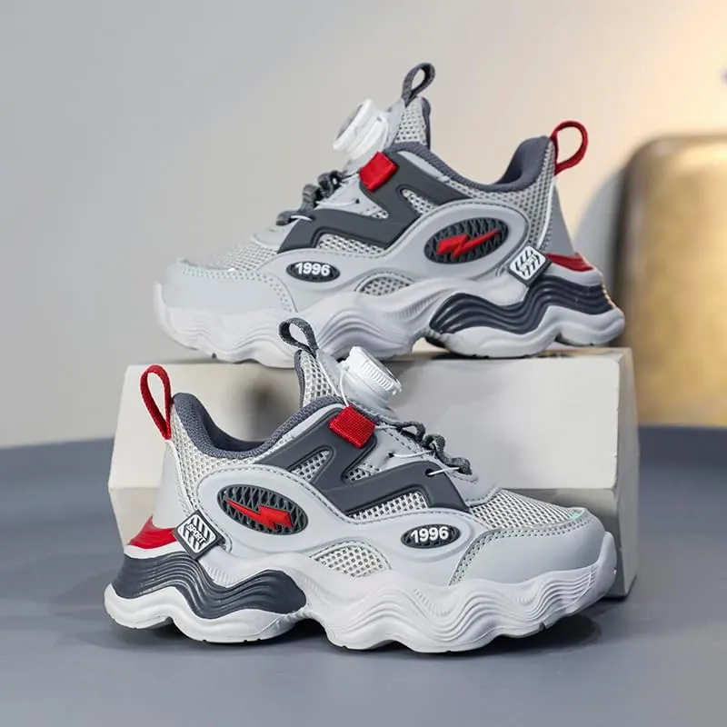 Kids Sports Running Shoes, Lightweight Casual Trainers, Boys and Girls