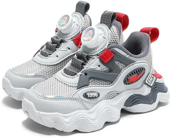 Kids Sports Running Shoes, Lightweight Casual Trainers, Boys and Girls