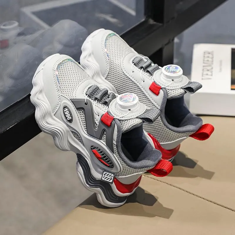 Kids Sports Running Shoes, Lightweight Casual Trainers, Boys and Girls