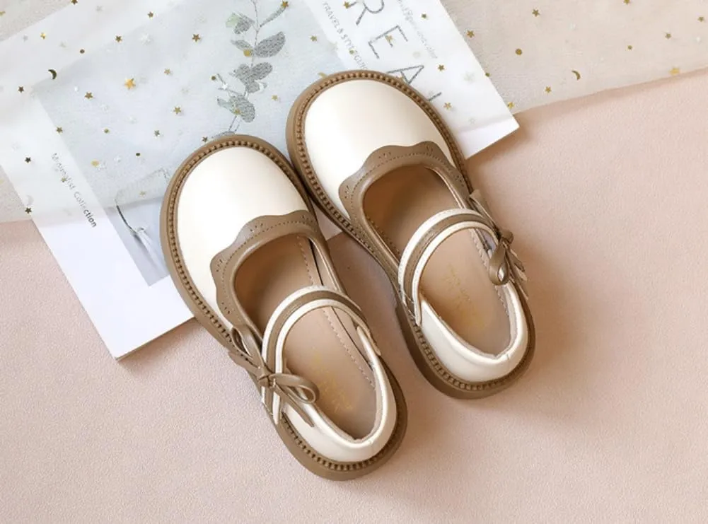 Little Girls Mary Jane Flats School Uniform Oxford Dress Shoes