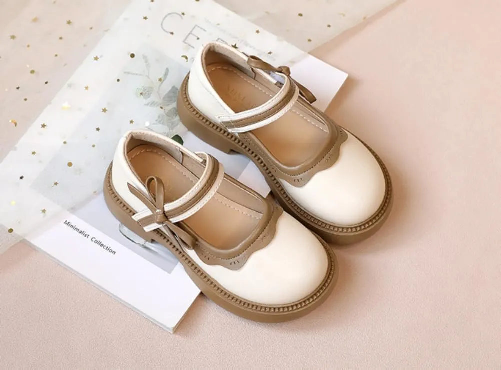 Little Girls Mary Jane Flats School Uniform Oxford Dress Shoes