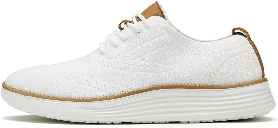 Men's Casual Oxfords Shoes Fashion Mesh Business Walking Work Dress Sneakers Comfortable Lightweight