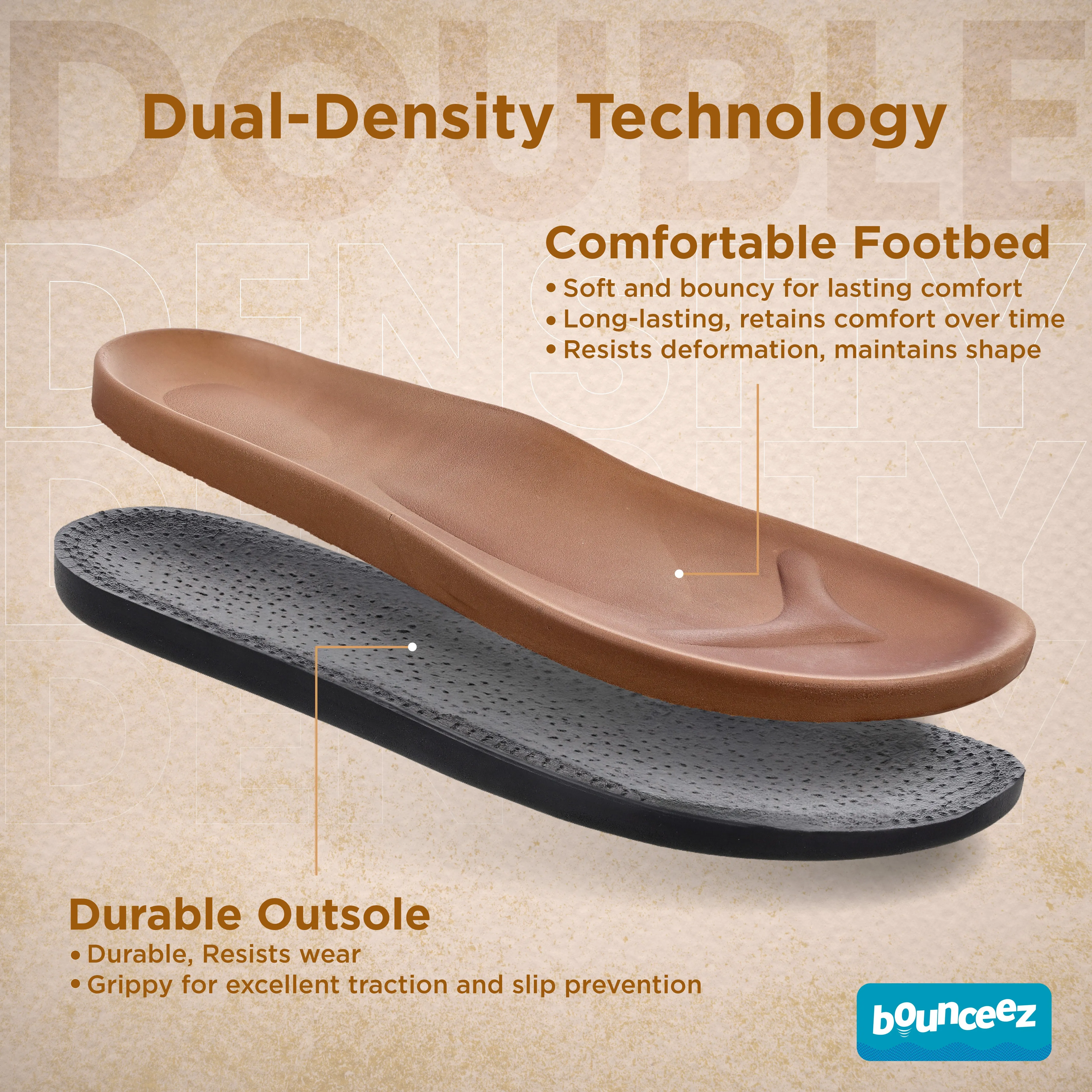 Men's Daily Wear Comfort Sandals - WE1337 Brown