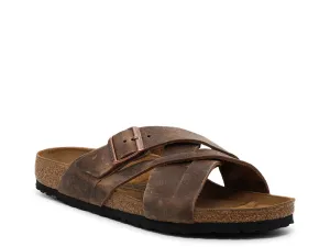 Men's sandals Birkenstock Lugano, dark brown
