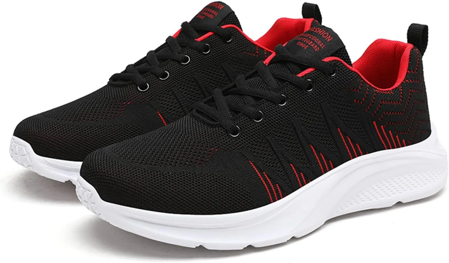 Mens Shoes Arch Support Walking Shoes Slip On Soft Sole Sneakers for Male, Casual Cushion Athletic Running, Lightweight Breathable Mesh Knit Sneakers for Men Daily Workout