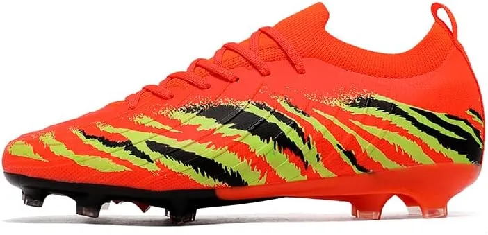 Men's Soccer Cleats Outdoor Indoor AG/FG/TF Professional Football Shoes Low-Top Non-Slip Lightweight Breathable Youth Boys Athletic Training Sneakers