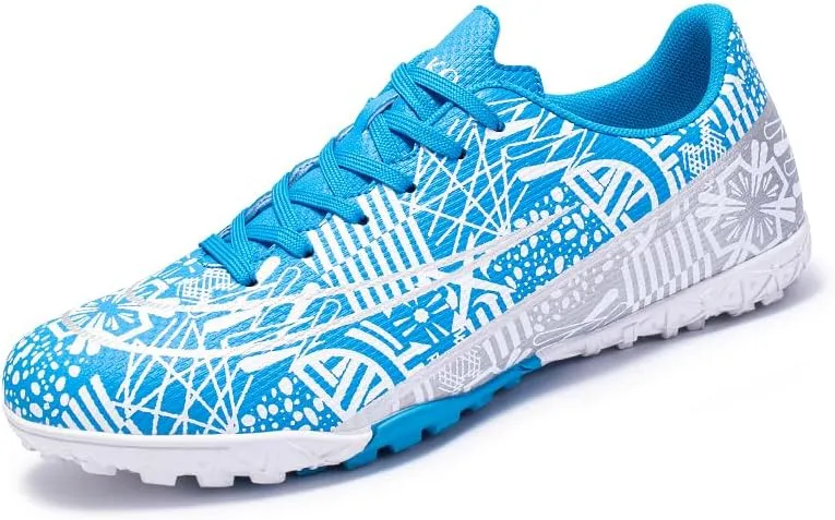 Men's Soccer Cleats Outdoor Indoor AG/FG/TF Professional Football Shoes Low-Top Non-Slip Lightweight Breathable Youth Boys Athletic Training Sneakers