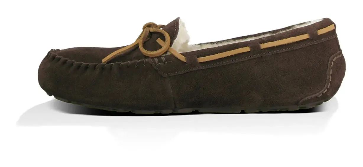 Mens UGG Olsen  Classic Suede Slipper with Cozy Sheepskin Lining