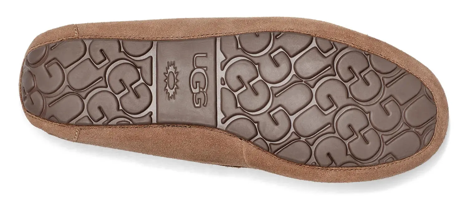 Mens UGG Olsen  Classic Suede Slipper with Cozy Sheepskin Lining