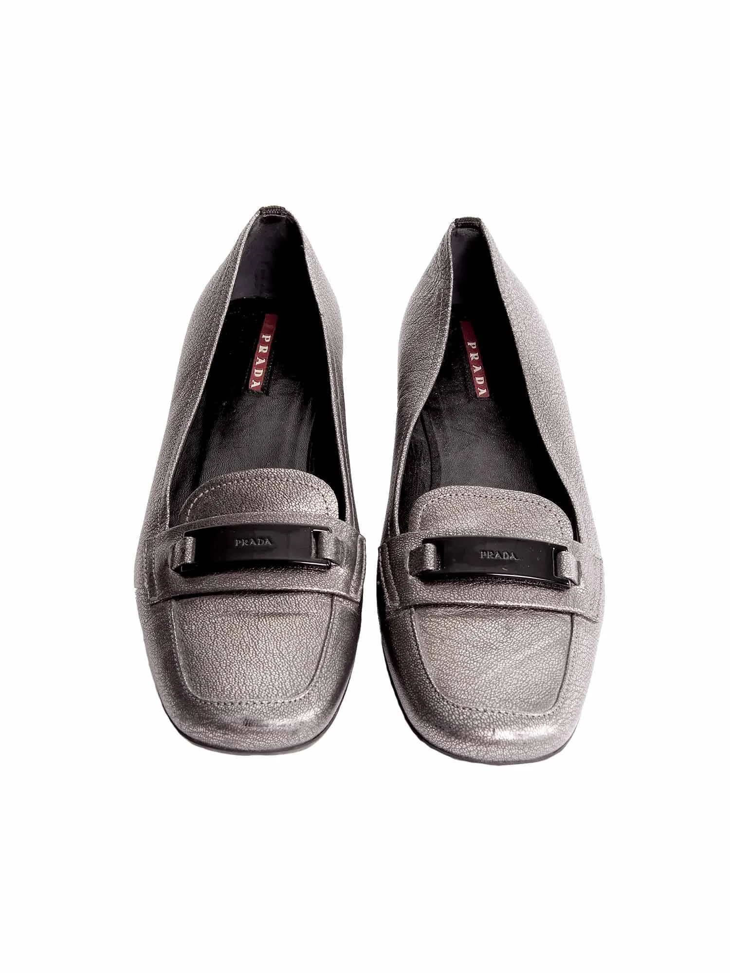 Metallic Loafers