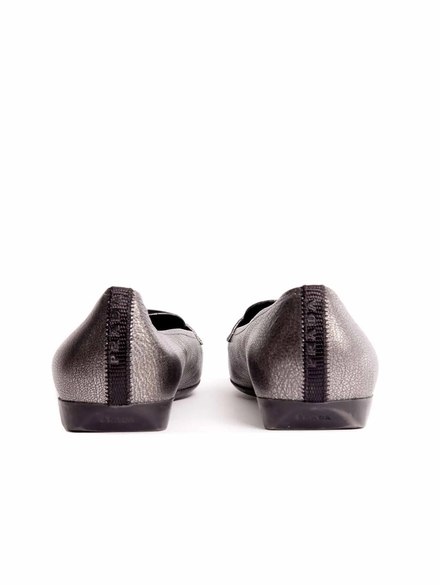 Metallic Loafers