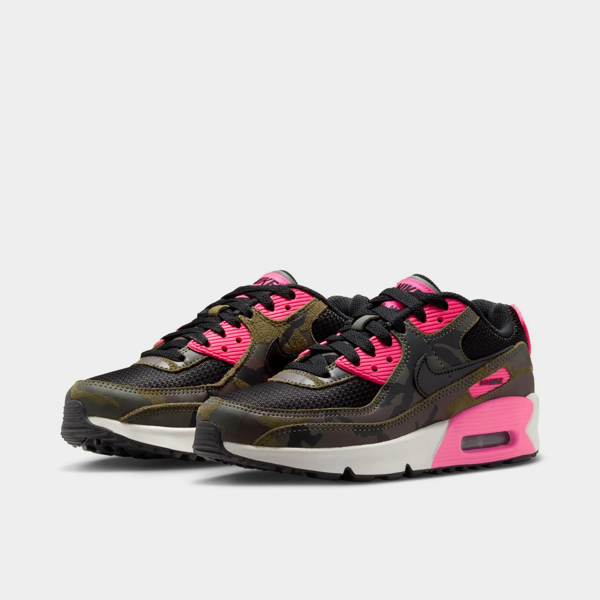 Nike Air Max 90 GS Sequoia / Black - Hyper Pink