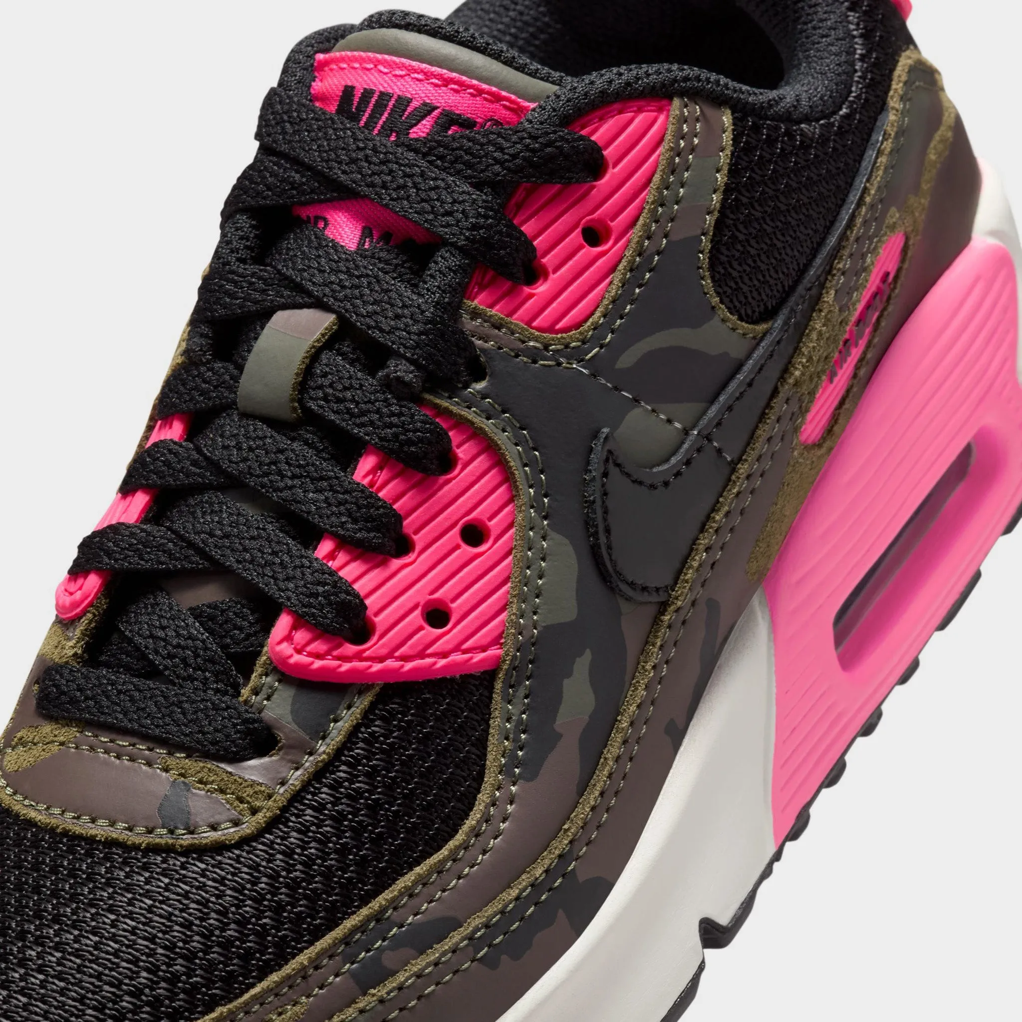 Nike Air Max 90 GS Sequoia / Black - Hyper Pink