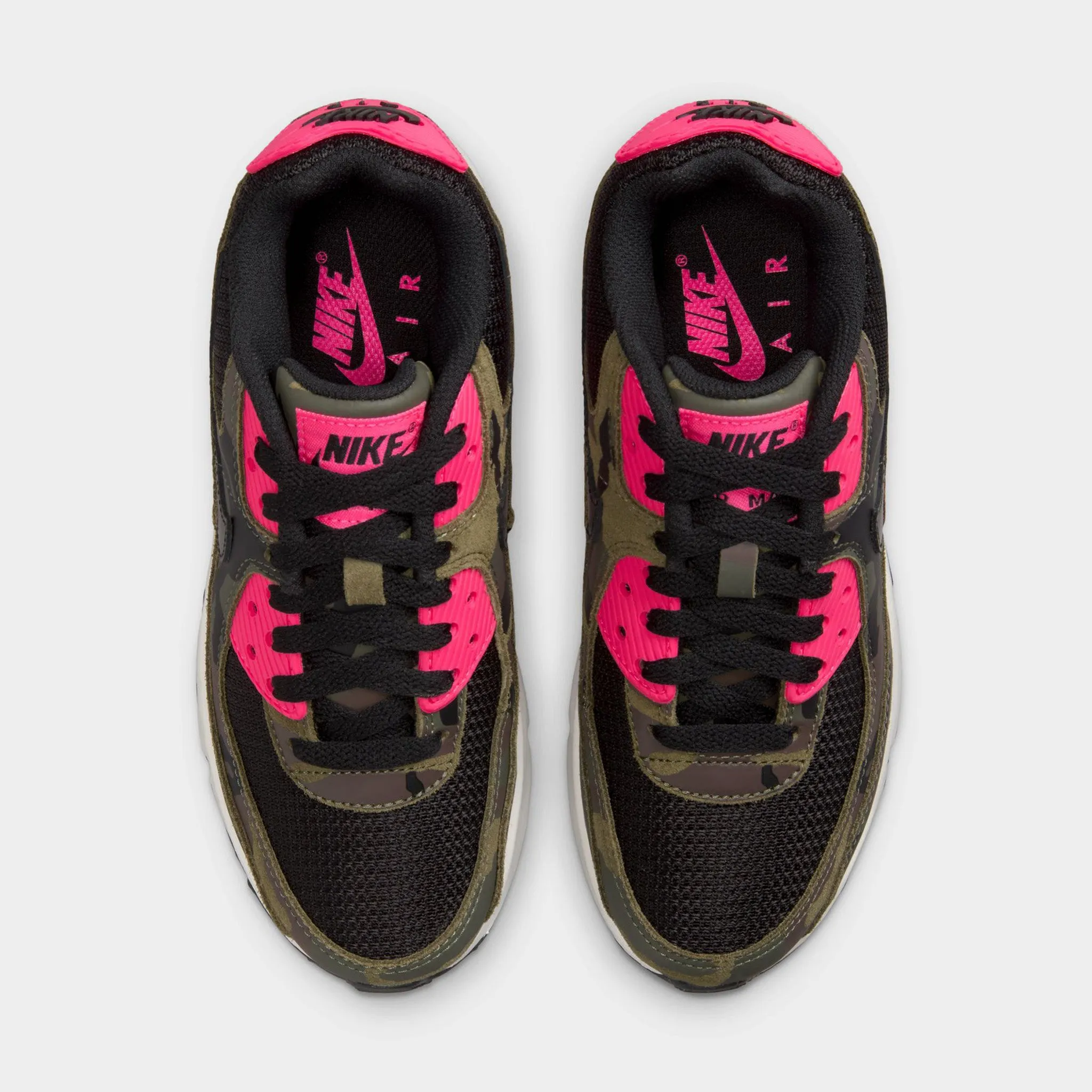 Nike Air Max 90 GS Sequoia / Black - Hyper Pink