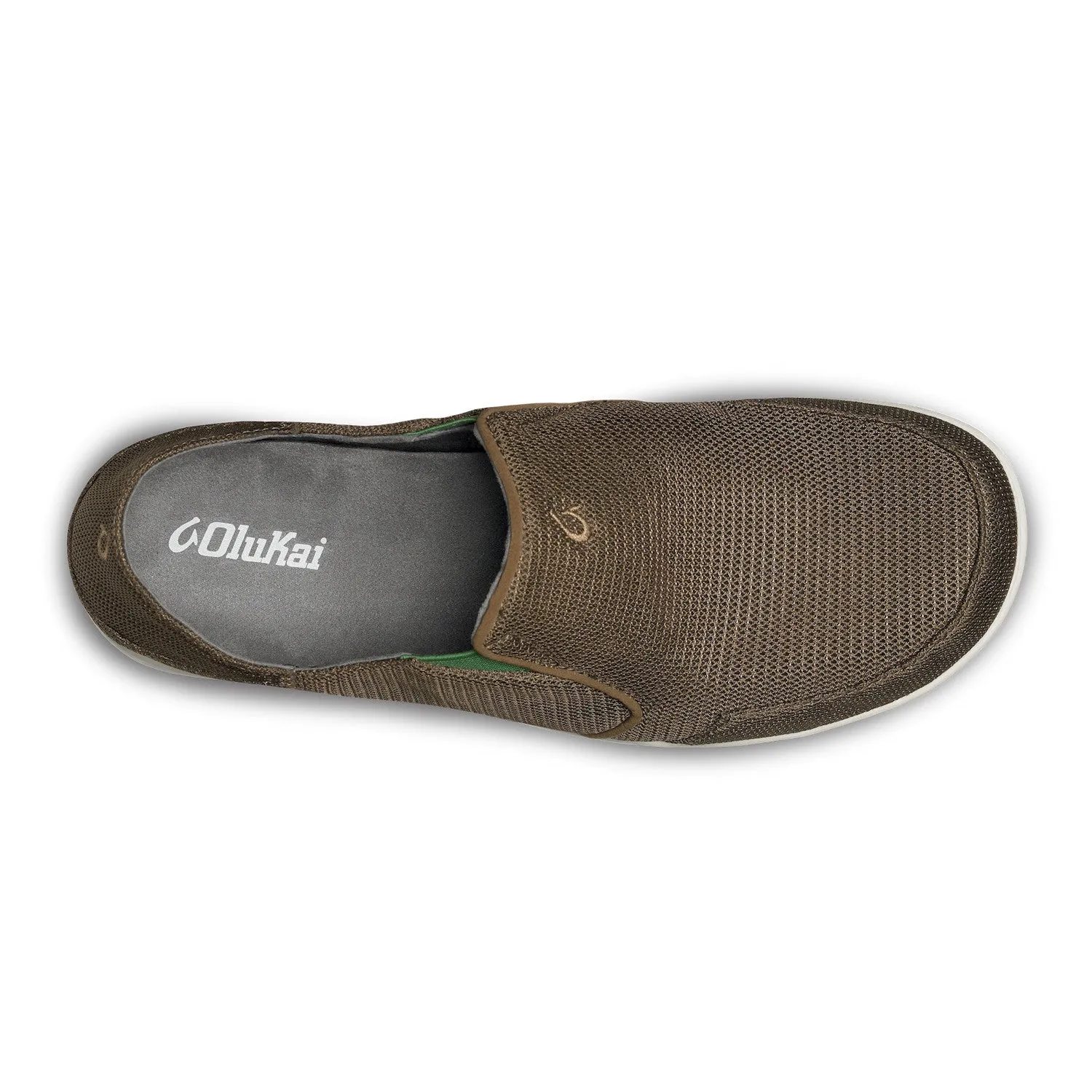 Nohea Mesh Men's Slip-On Shoe in Mustang and Lime Peel