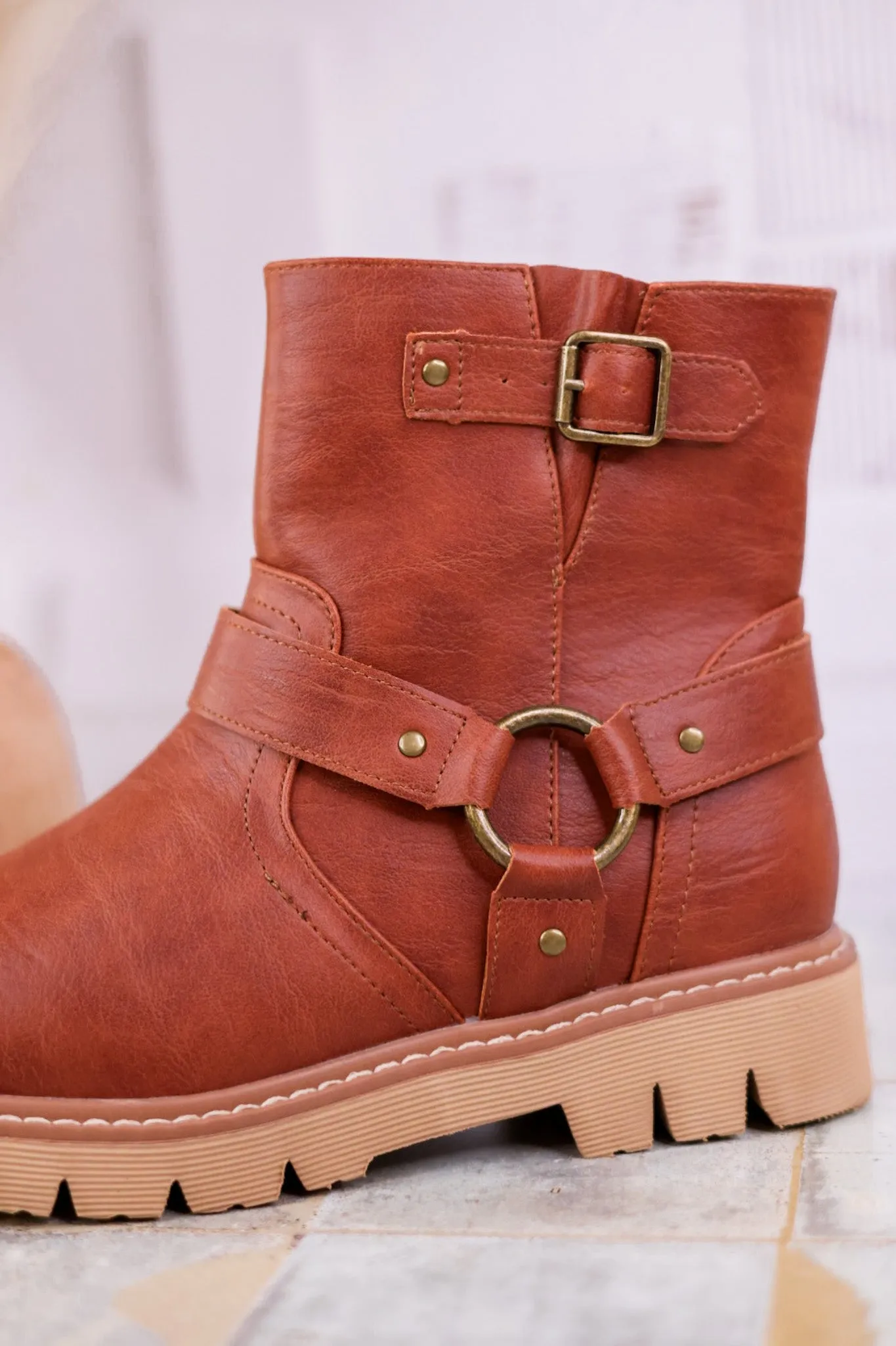 Pick of the Patch Bourbon Boots with Buckle Detail FINAL SALE