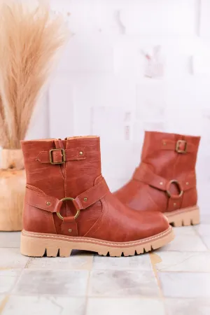 Pick of the Patch Bourbon Boots with Buckle Detail FINAL SALE