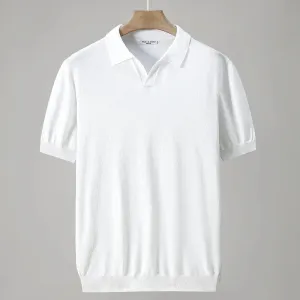 Refined Knit Polo Shirt