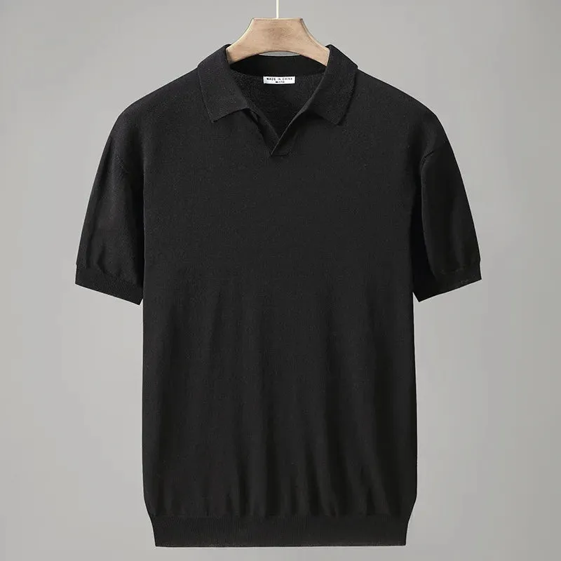 Refined Knit Polo Shirt