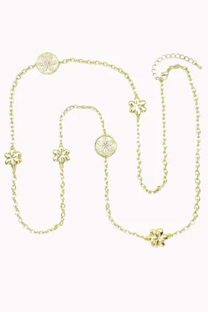 Refined Life Gold Flower Necklace