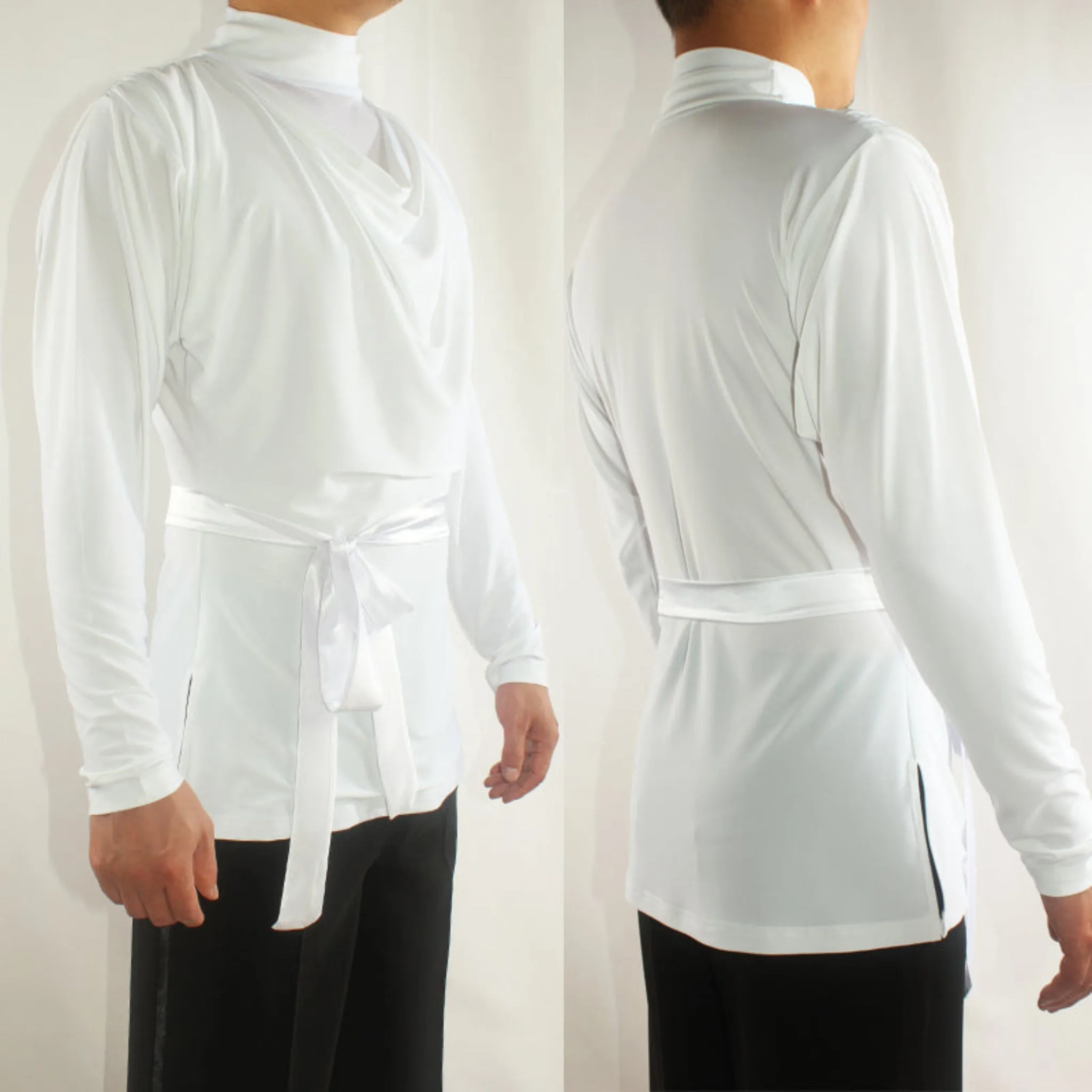 Refined Style Men`s Shirt | Black / White | K15