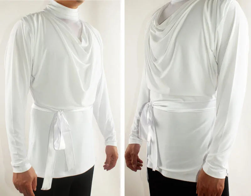 Refined Style Men`s Shirt | Black / White | K15