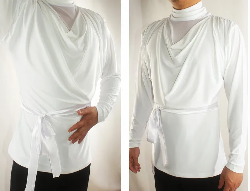Refined Style Men`s Shirt | Black / White | K15