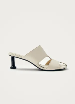 Rhea Cream Leather Sandals