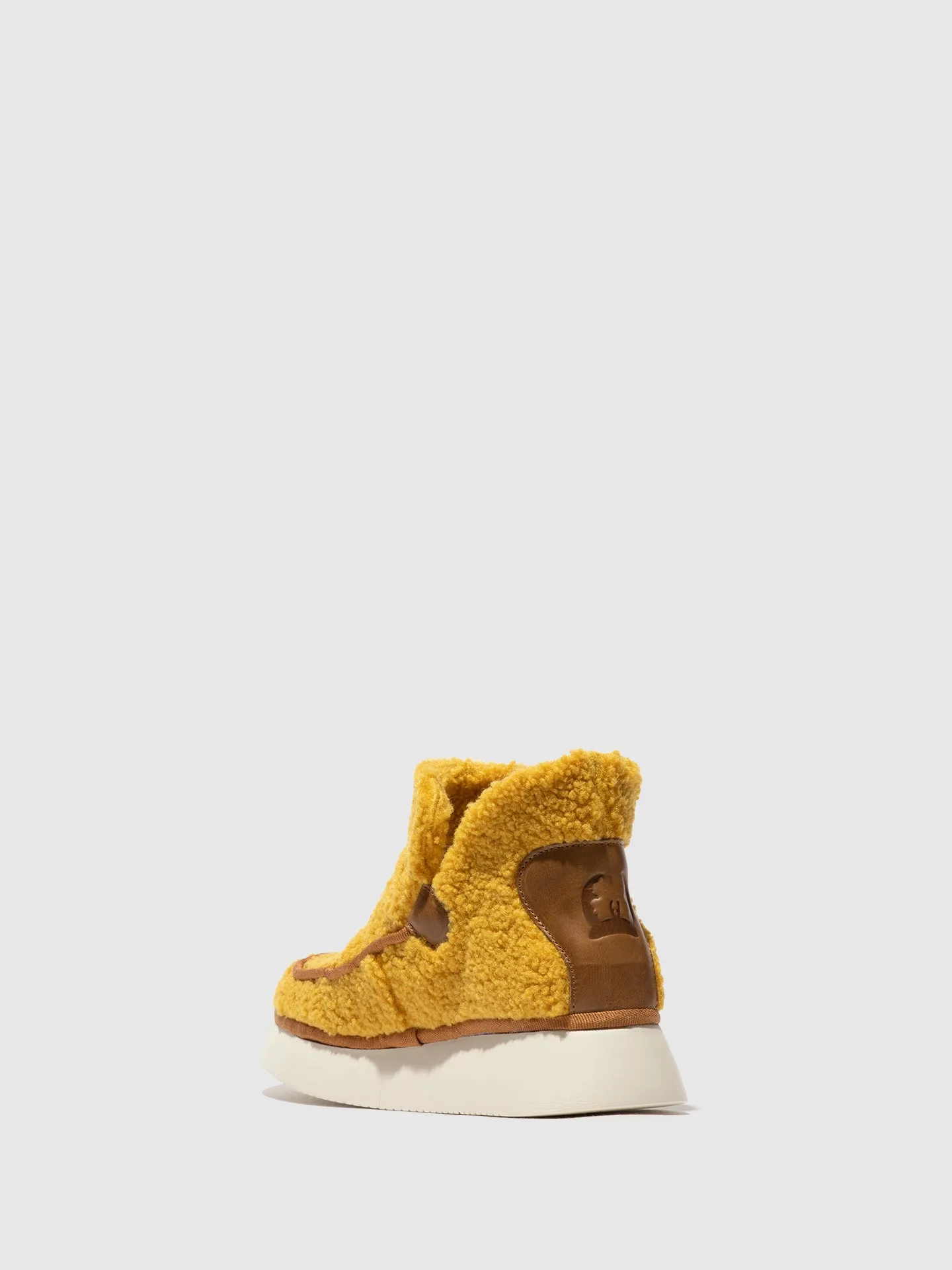 Round Toe Ankle Boots CHEP452FLY MUSTARD/CAMEL