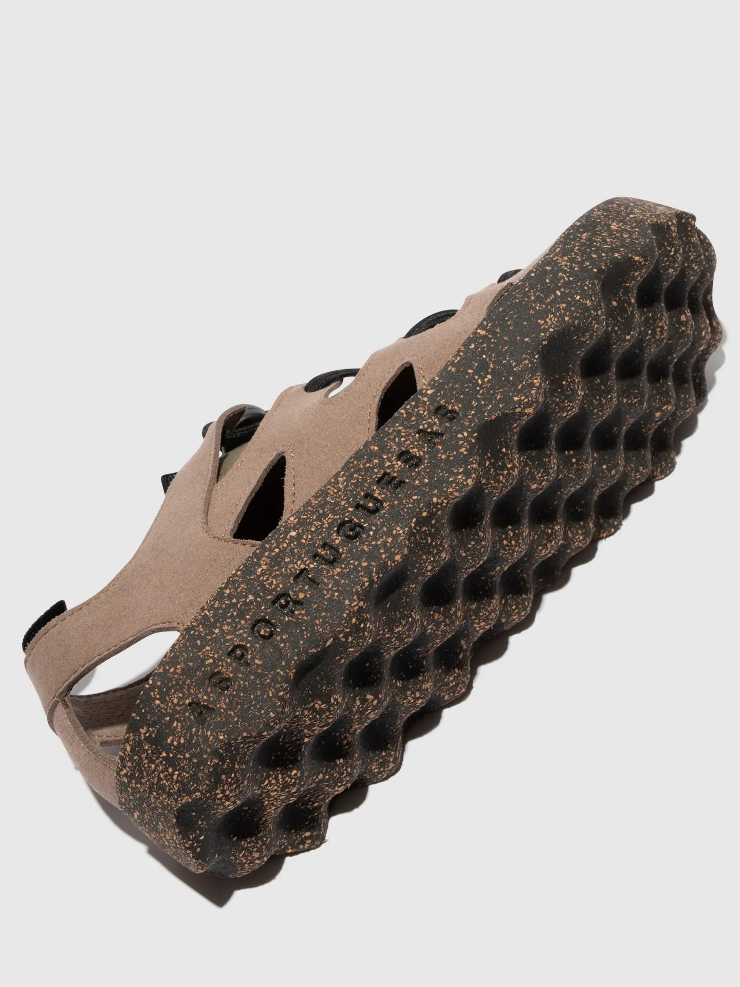 Round Toe Trainers CURE 2 TAUPE