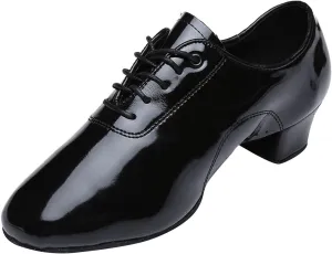 Shoes Boys Modern Dance Shoes Prom Ballroom Latin Dance Shoes Solid Color Lace Up Leather Shoes Girl Dress Shoes