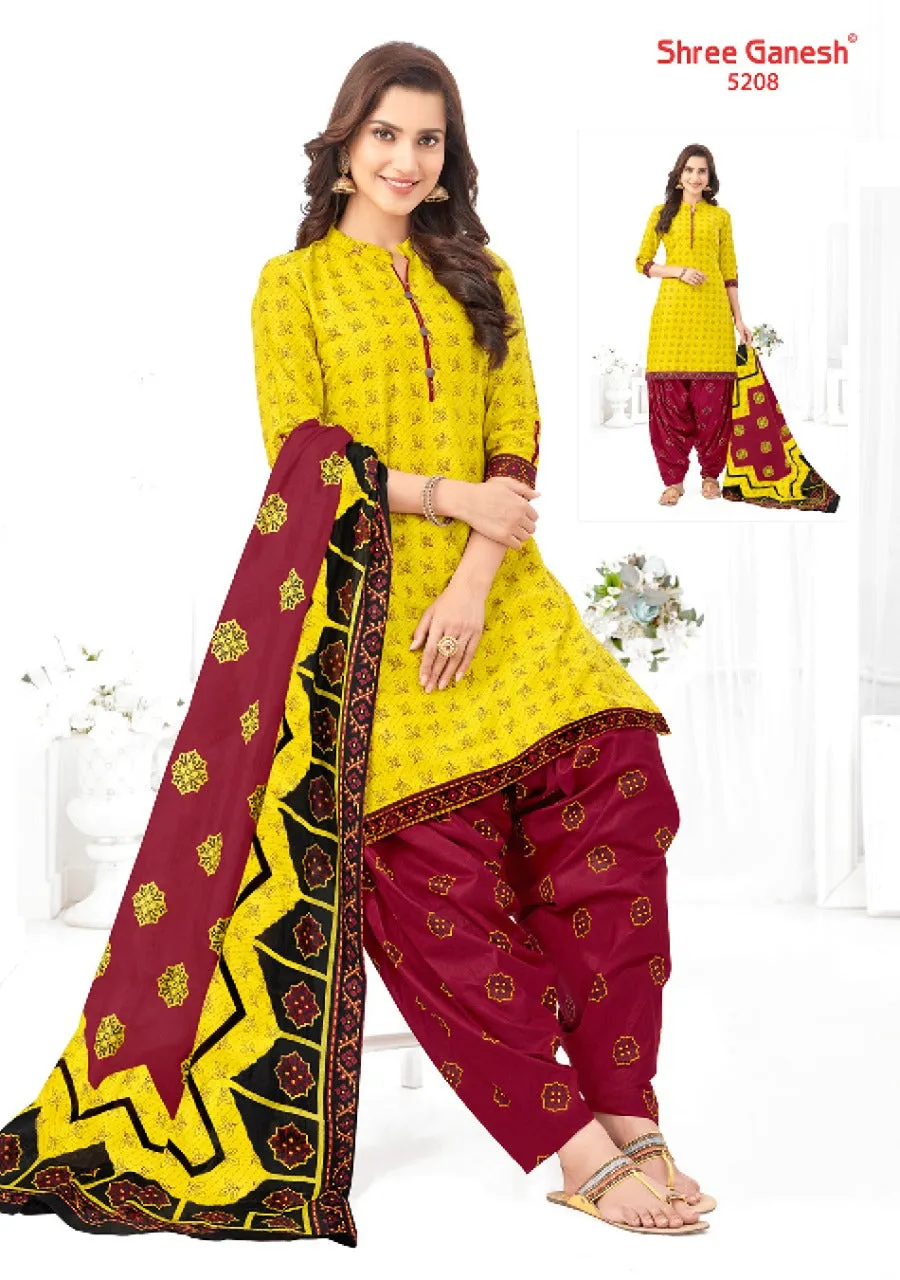 Shree Ganesh Launched Panchi Vol 3 Patiyala Special Cotton Daily Wear Kurtis Collection