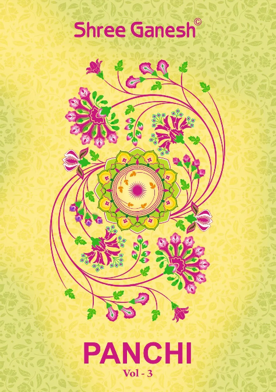 Shree Ganesh Launched Panchi Vol 3 Patiyala Special Cotton Daily Wear Kurtis Collection