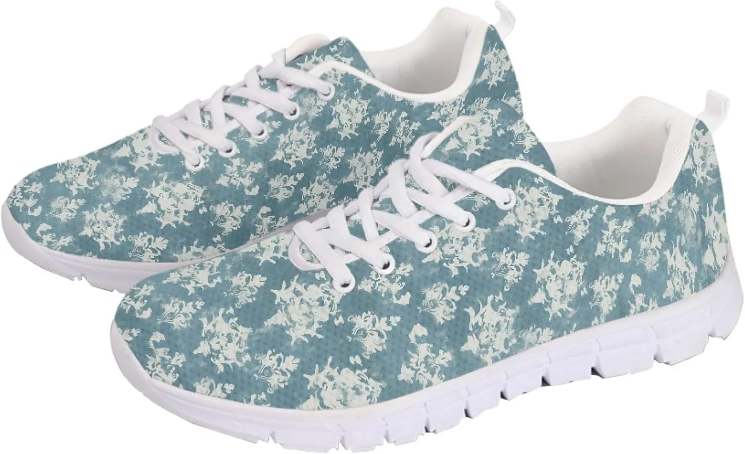 Sports Trainer Running Sneakers for Women Causal Travel Shoes Outdoor Walking Low Heel Lace up Shoe Breathable Flexible for Teen Girls Lady