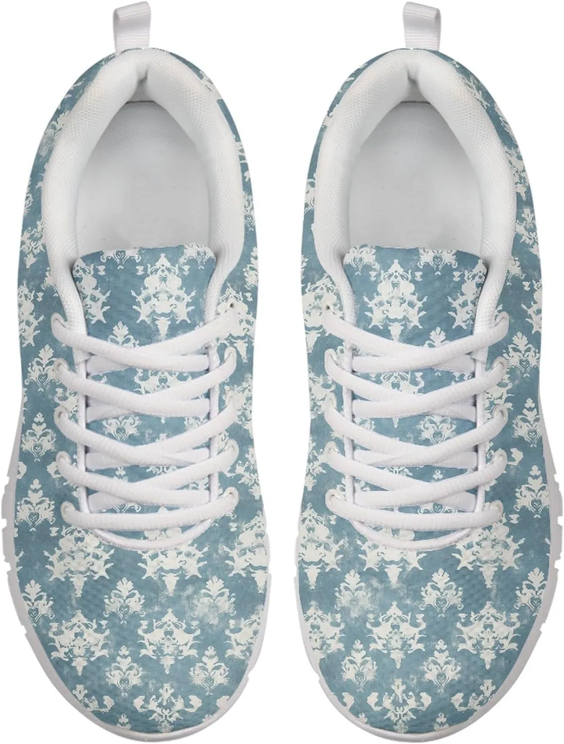 Sports Trainer Running Sneakers for Women Causal Travel Shoes Outdoor Walking Low Heel Lace up Shoe Breathable Flexible for Teen Girls Lady