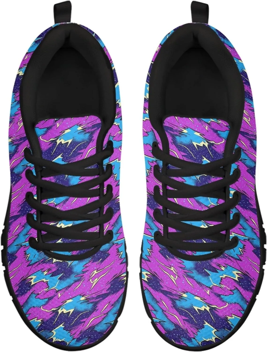 Sports Trainer Running Sneakers for Women Girls Causal Travel Shoes Outdoor Walking Low Heel Lace up Shoe Breathable Flexible for Lady