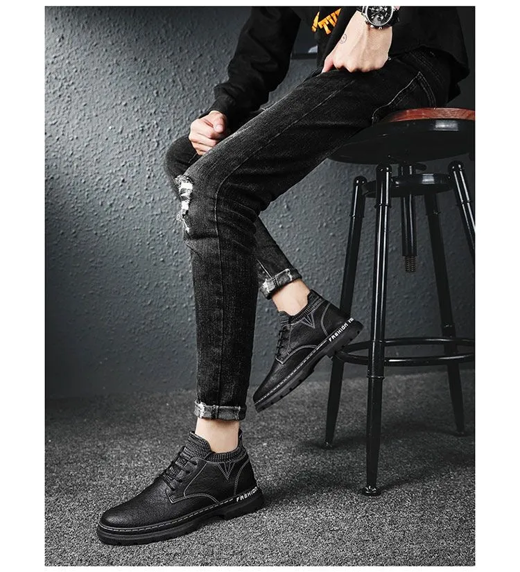 Spring and Autumn New Men's Martin Boots T118