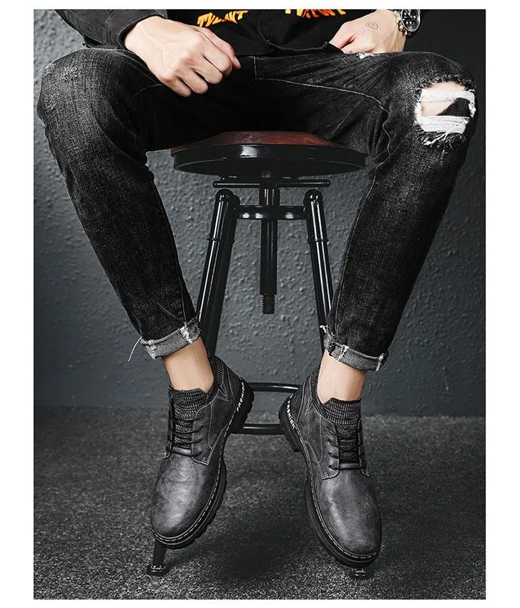 Spring and Autumn New Men's Martin Boots T118