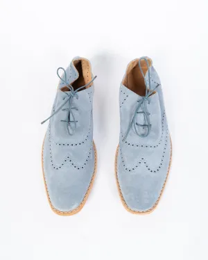 SS18 Indigo Blue Brogue Derbies