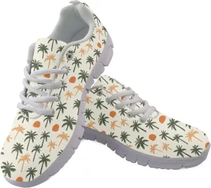 Trainer Sports Running Shoes for Women Causal Travel Sneakers Outdoor Walking Low Heel Lace up Shoe Breathable Flexible for Lady Teen Girls