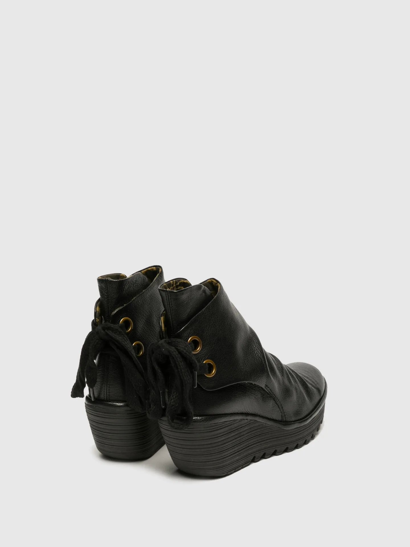 Wedge Ankle Boots YAMA BLACK