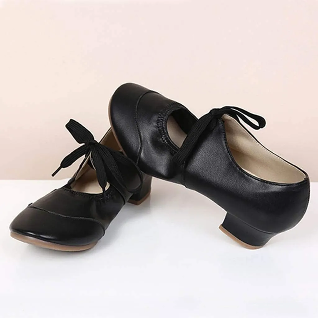 Women Dance Shoes Prom Ballroom Ballet Latin ??????achata Mid Heel Toe Performance Dance Dancing Shoes