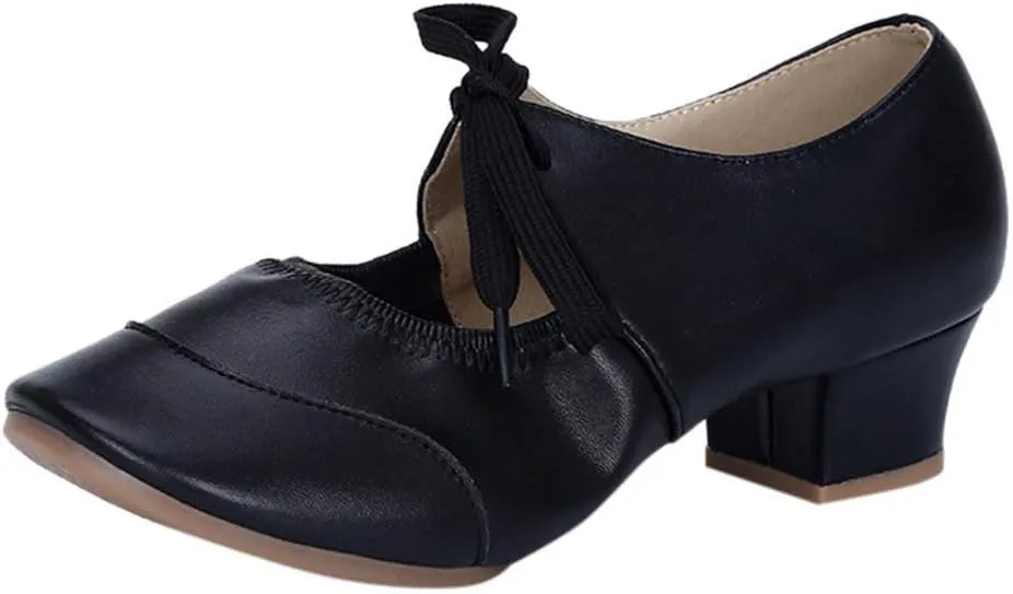 Women Dance Shoes Prom Ballroom Ballet Latin ??????achata Mid Heel Toe Performance Dance Dancing Shoes
