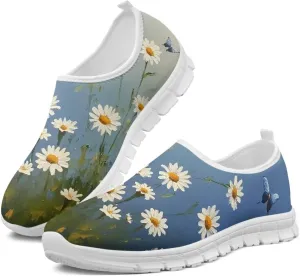 Women's Hiking Exercise Running Sneaker Casual Cozy Low-Top Yoga Workout Shoes Non-Slip Slip-On Lightweight Sneaker for Women US 5.5-11.5