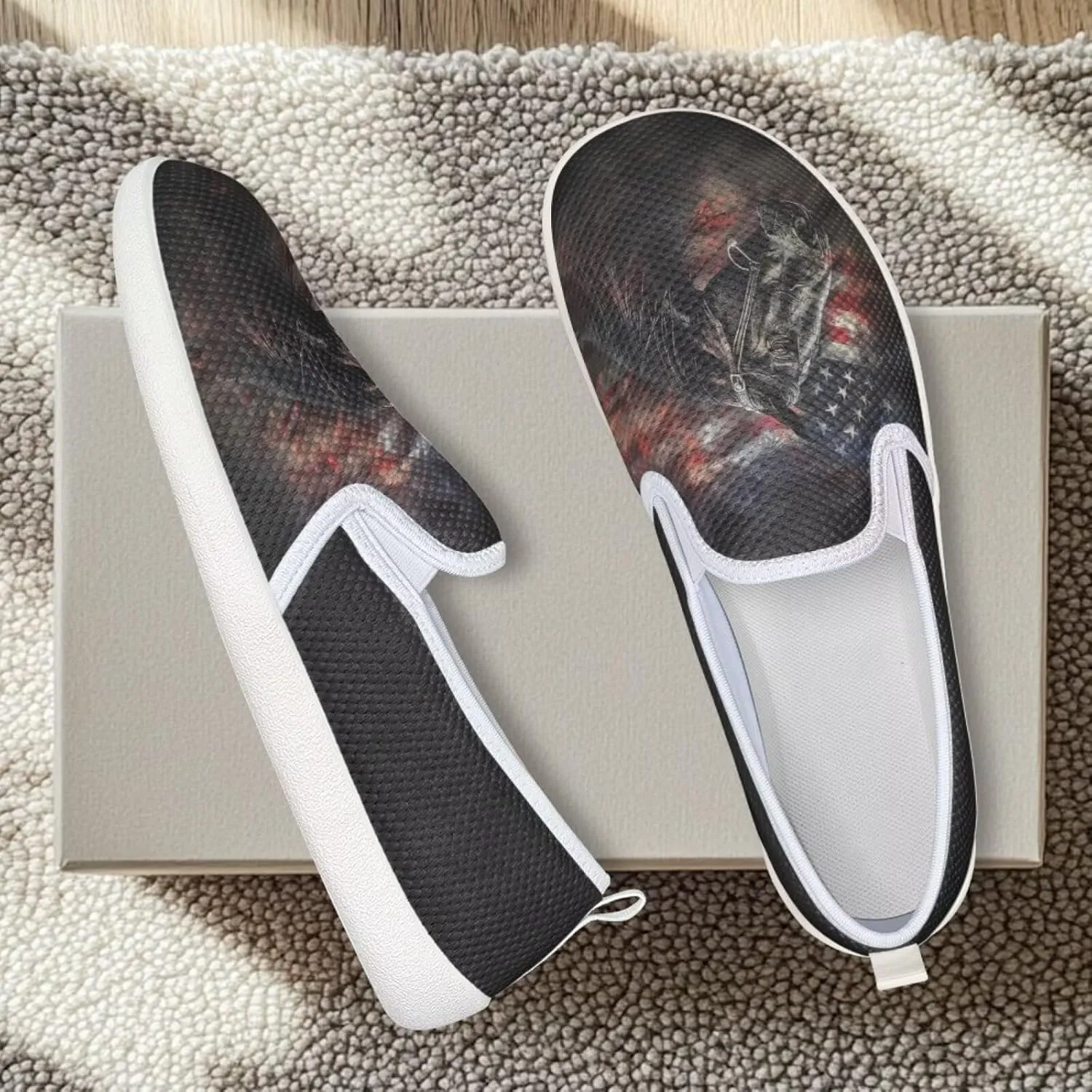 Women's Horse Driving Shoes Work Flats Loafers Mesh Tennis Shoes Walking Office Business Loafer