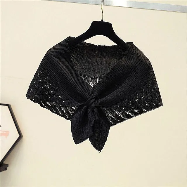 Womens Knitted Vest Shoulder Scarf Stylish and Feel Cozy Daily Wear For Wedding