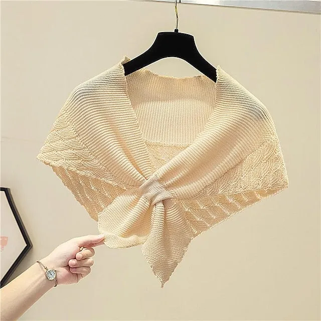 Womens Knitted Vest Shoulder Scarf Stylish and Feel Cozy Daily Wear For Wedding