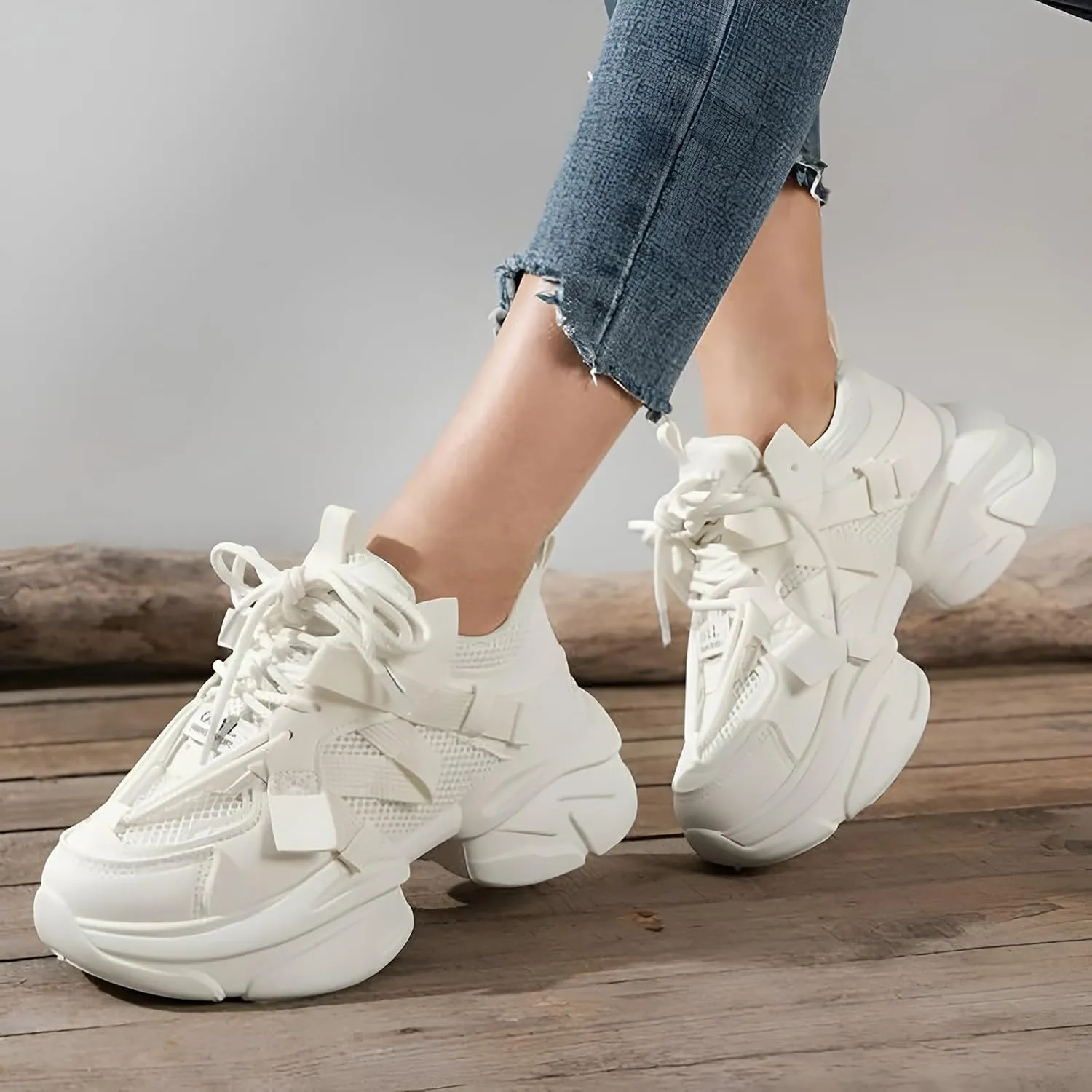 Women's Slip on Walking Shoes Dressy Knitted Non Slip Comfortable Running Shoes Breathable Gym Workout Shoes Lightweight Sneakers Indoor Outdoor