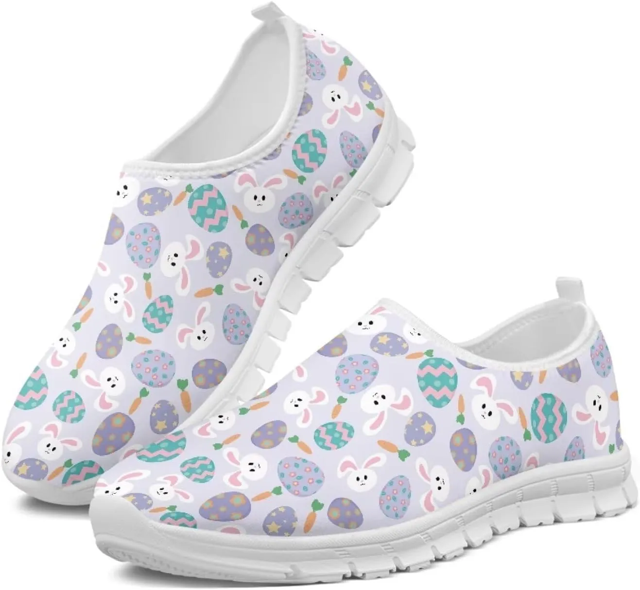 Women's Sneakers Casual Breathable Tennis Workout Sneakers Slip-On Non-Slip Yoga Running Walking Shoes for Women US 5.5-11.5