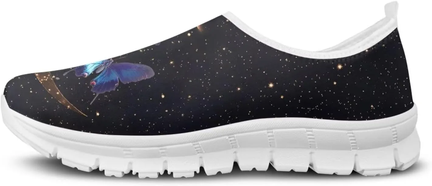 Women's Sneakers Casual Breathable Tennis Workout Sneakers Slip-On Non-Slip Yoga Running Walking Shoes for Women US 5.5-11.5